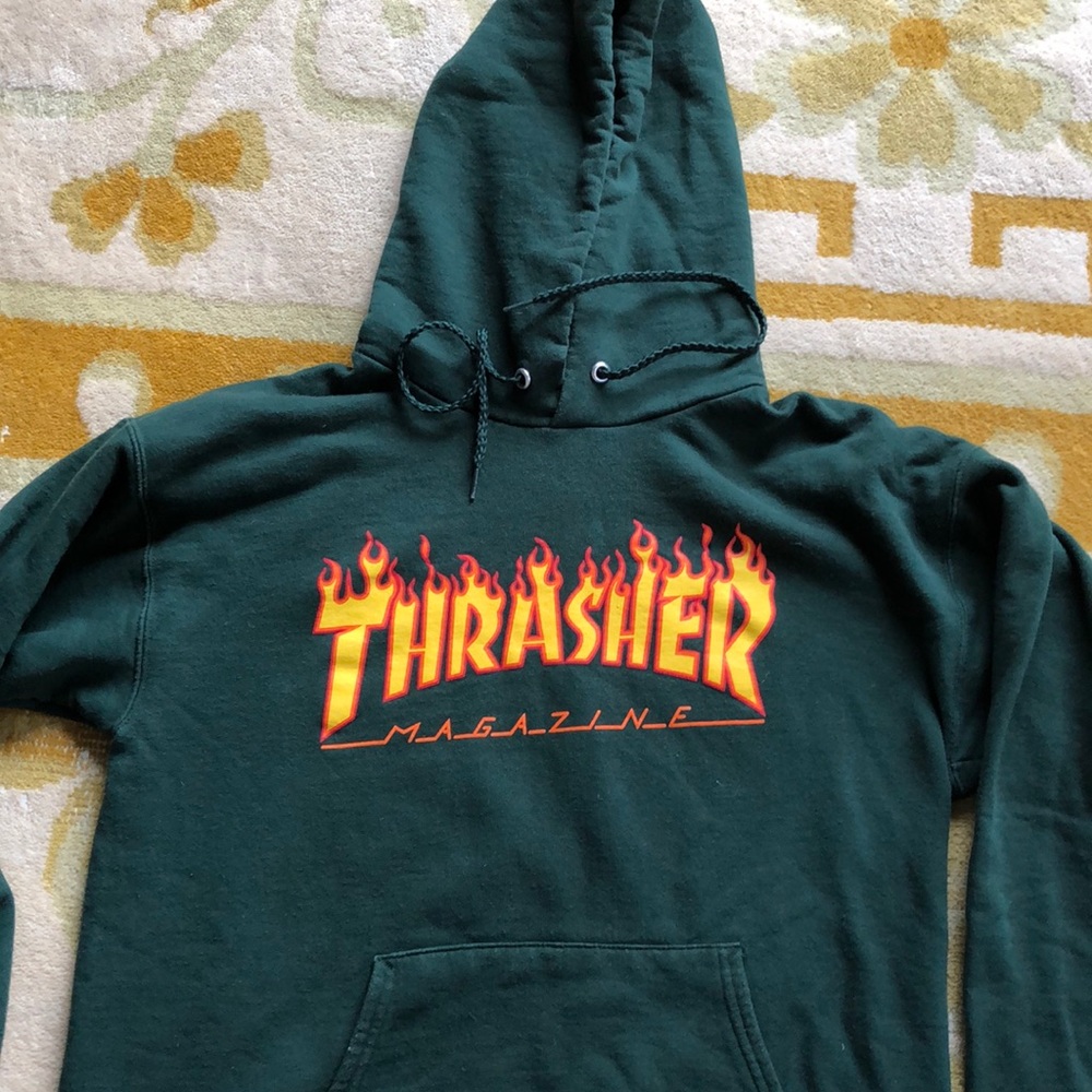 Green thrasher hoodie